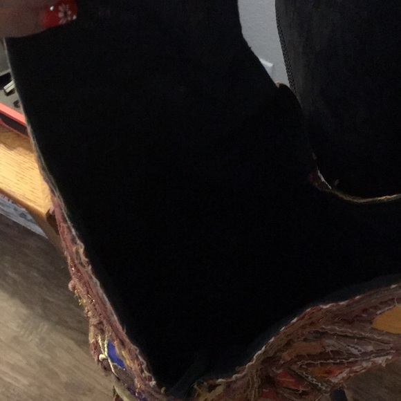 Hippie Patchwork Hobo Bag Large Unique Psychedelic - Picture 6 of 6